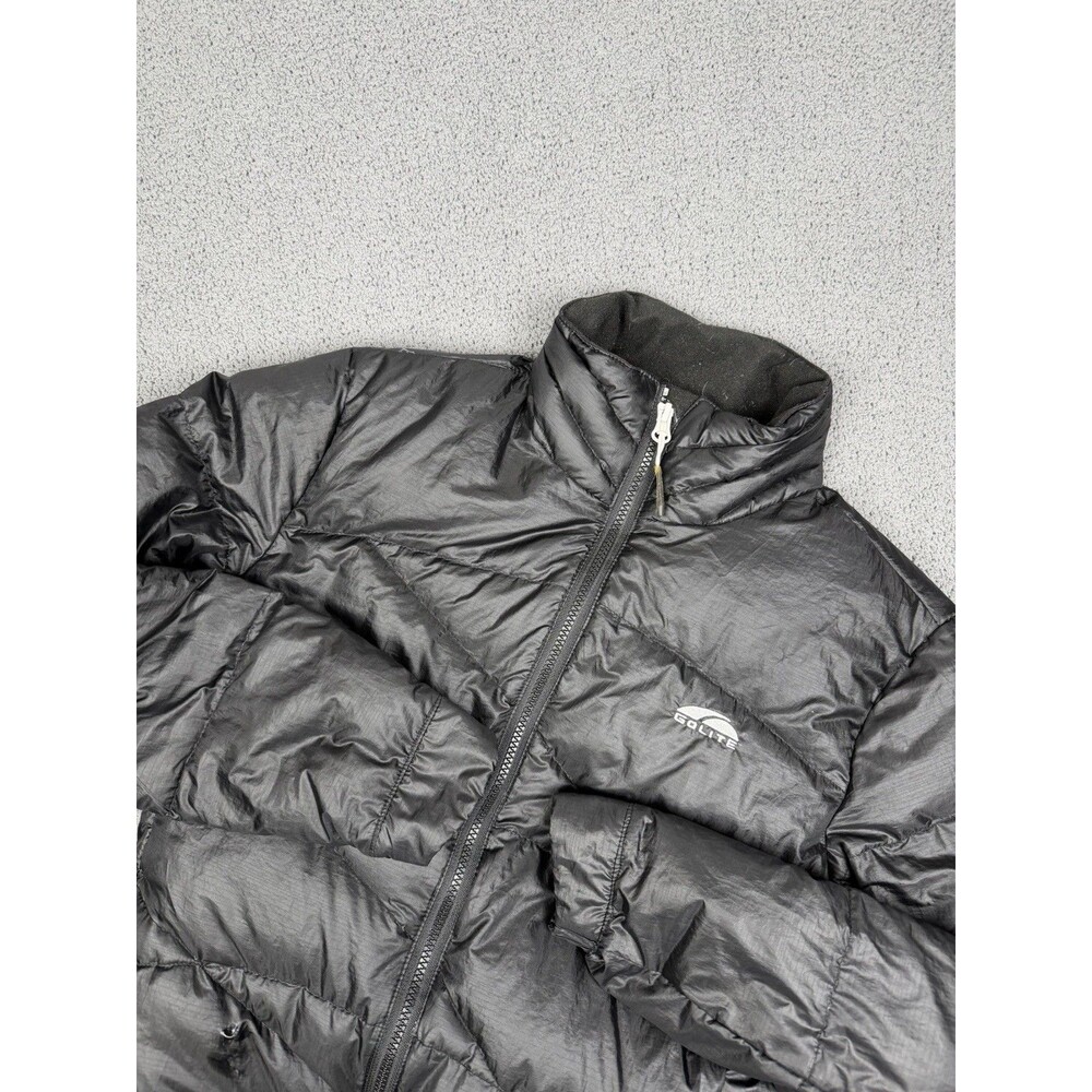 GoLite Jacket Womens M Black Goose Down Full Zip Puffer Outdoors Pockets